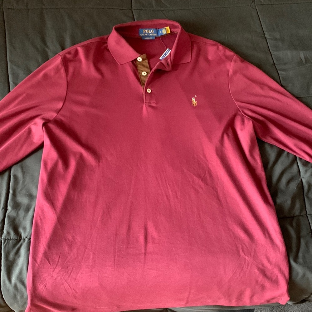 Polo Ralph Lauren Burgundy Long Sleeve
